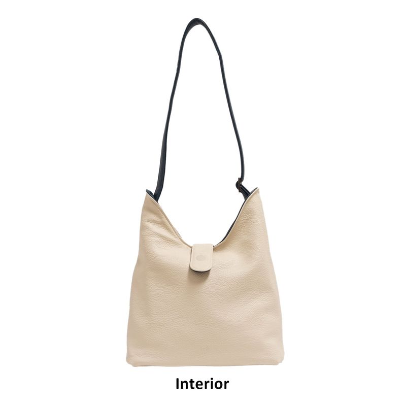 Mona 2-in-1 Reversible Hobo Blue/Ivory