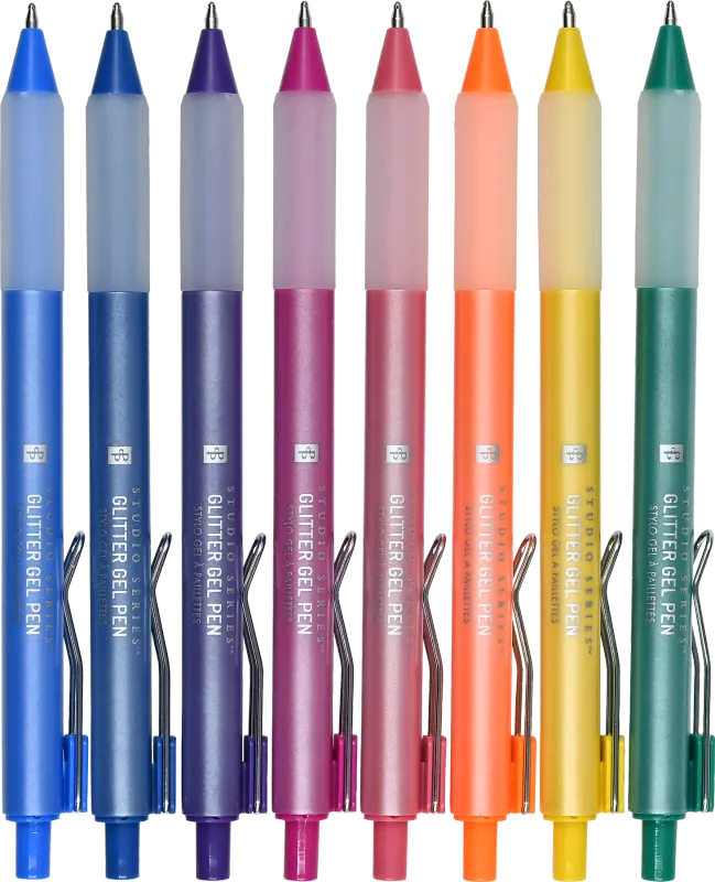 Glitter Gel Pens Set of 8