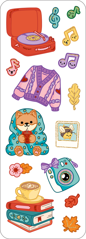 Sticker Set Cute &amp; Cozy
