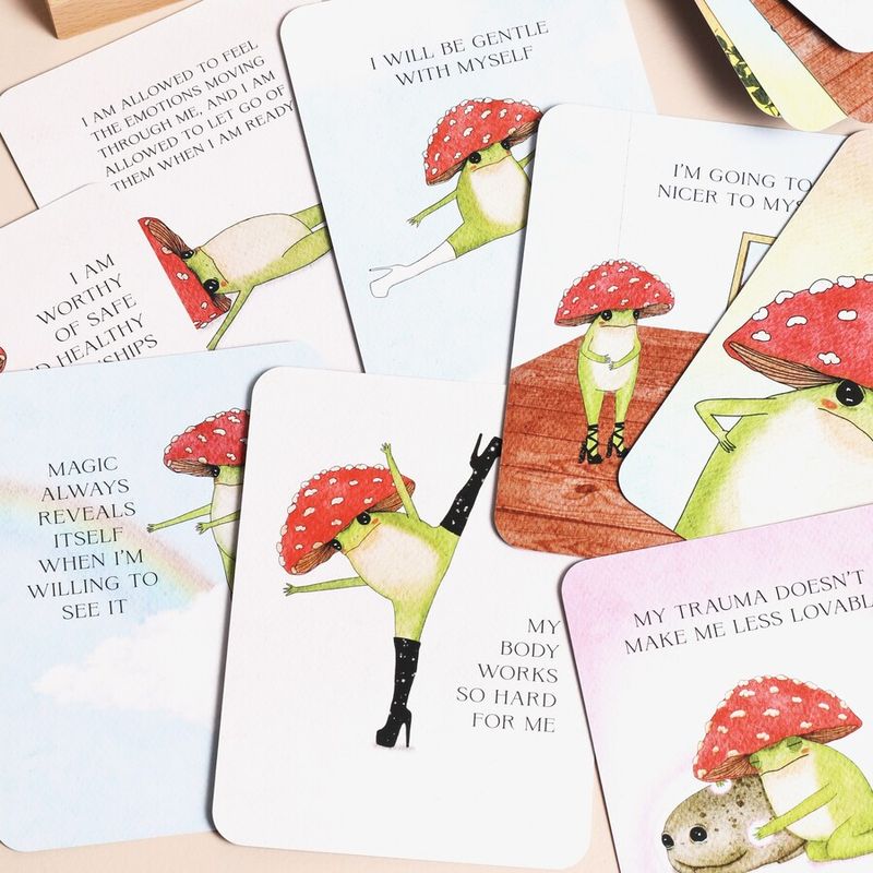 The Little Frog's Guide to Self-Care Affirmation Card Deck
