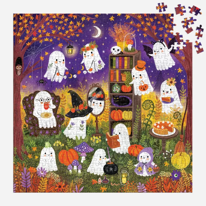 500 Piece Puzzle Ghostly Gathering