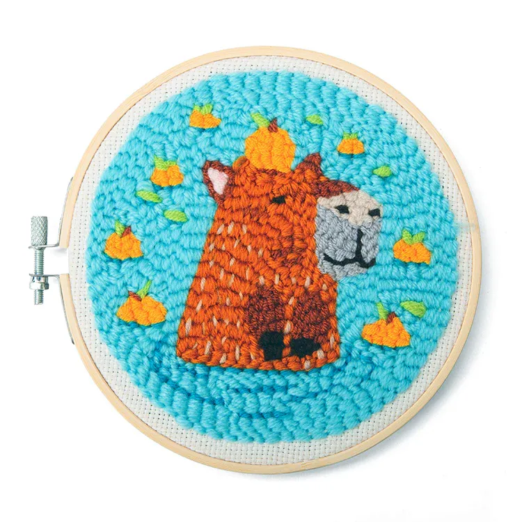 Punch Needle Kit Capybara