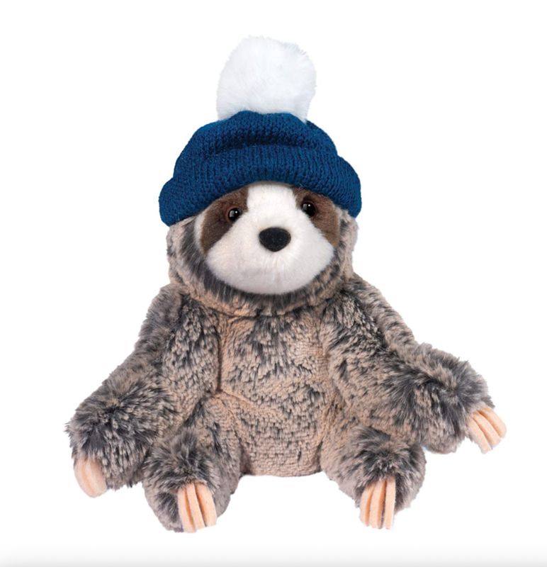 Blitzen Sloth with Winter Hat