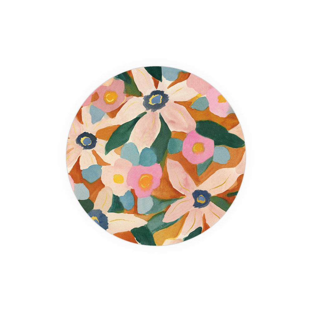 Pinwheel Floral Coaster