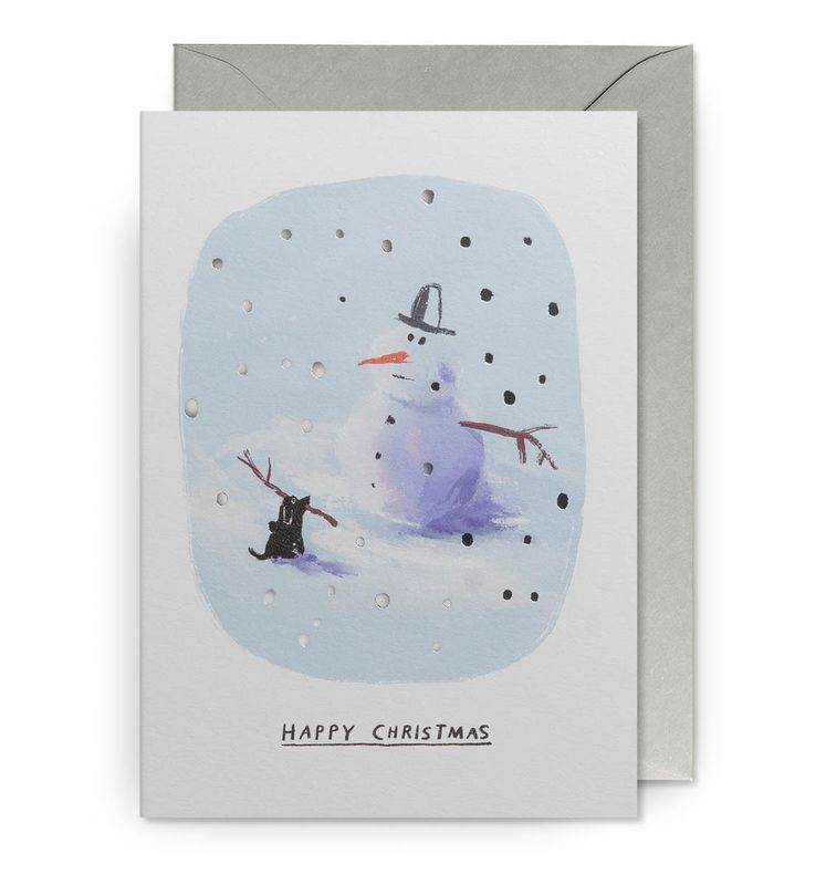 Snowman and Dog