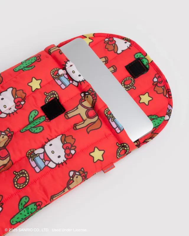 Puffy Laptop Sleeve 13"/14" Hello Kitty Western