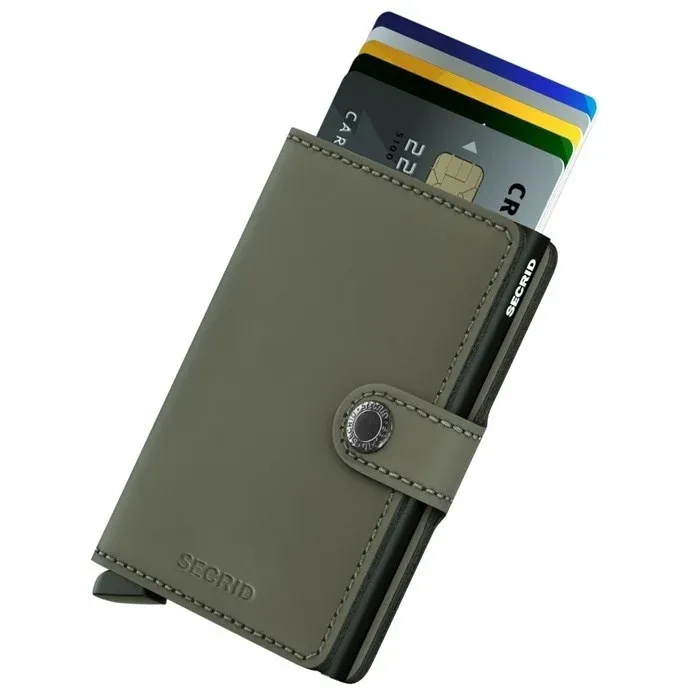 Miniwallet Matte Army Green / Black