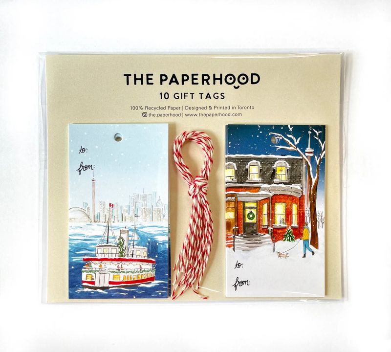 Gift Tags - Toronto Ferry &amp; Draper Street Holiday