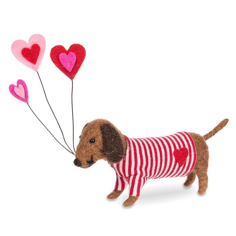 Dachshund with Hearts