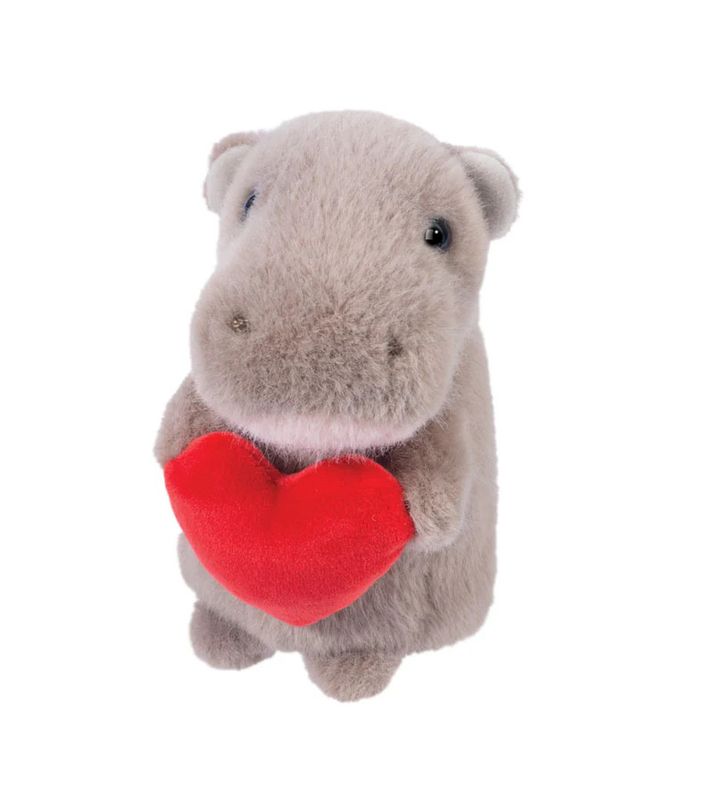Valentine Hippo With Heart