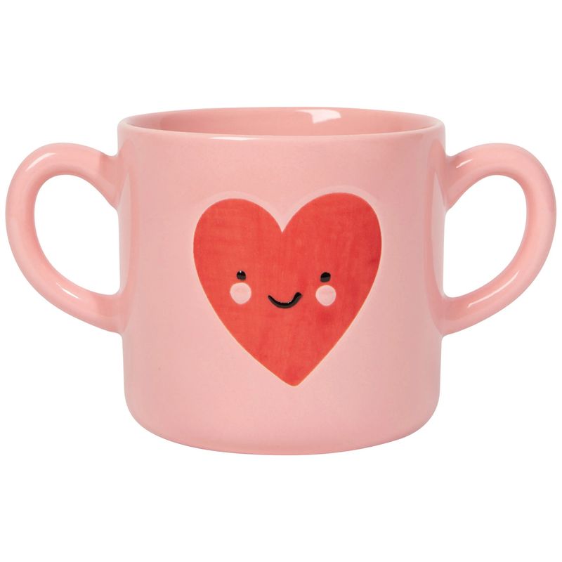 Double Handle Mug 12oz Heart To Heart