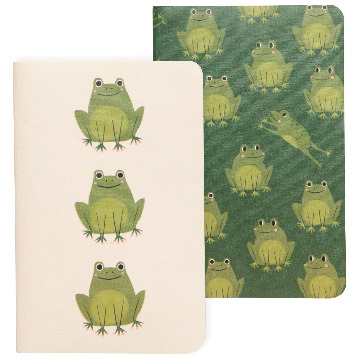 Set of 2 Scribble Pocket Notebooks Ribbit