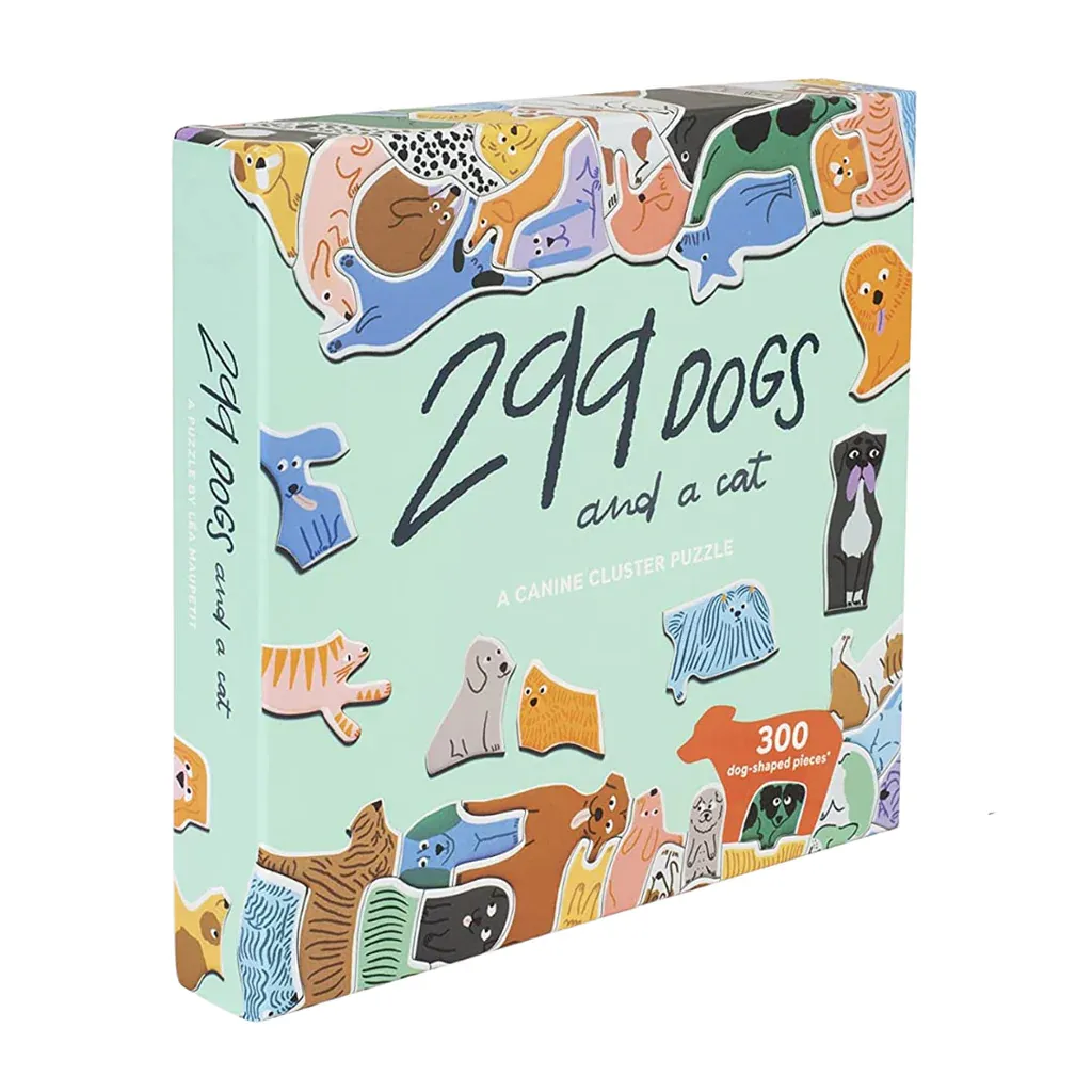 300 Piece Puzzle 299 Dogs (and 1 Cat)