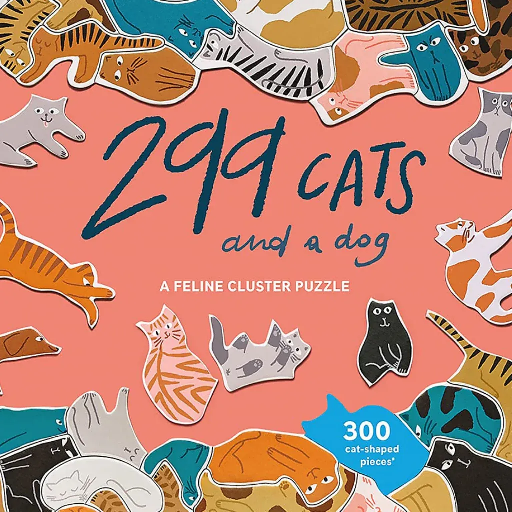 300 Piece Puzzle 299 Cats (and 1 Dog)