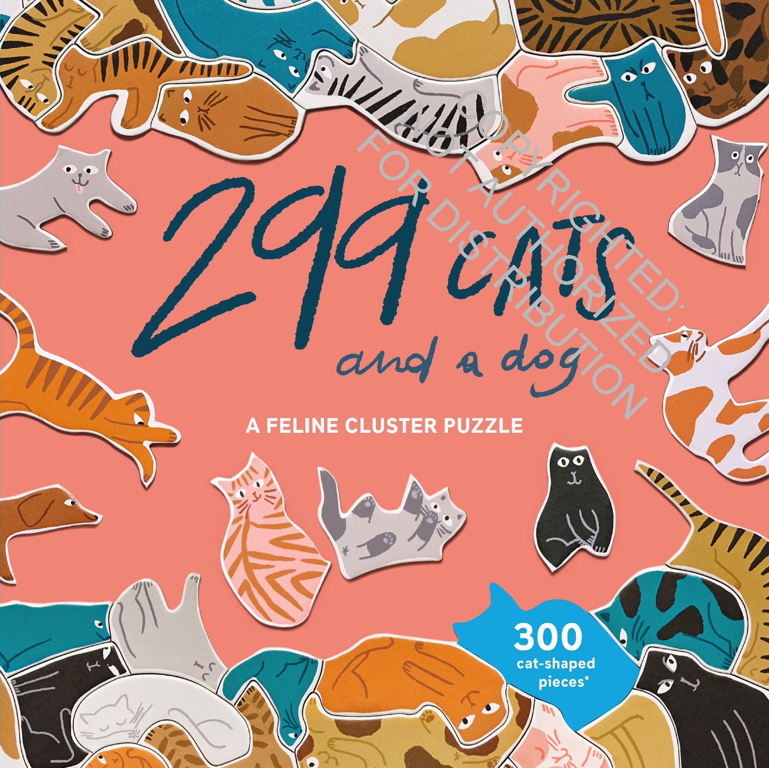 300 Piece Puzzle 299 Cats (and 1 Dog)