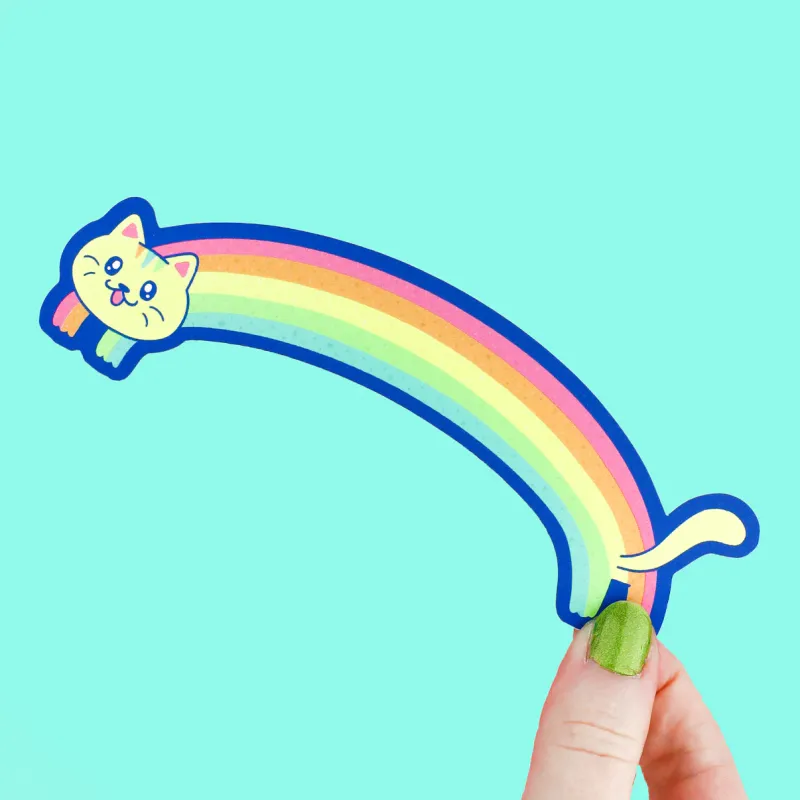 Rainbow Cat Bookmark