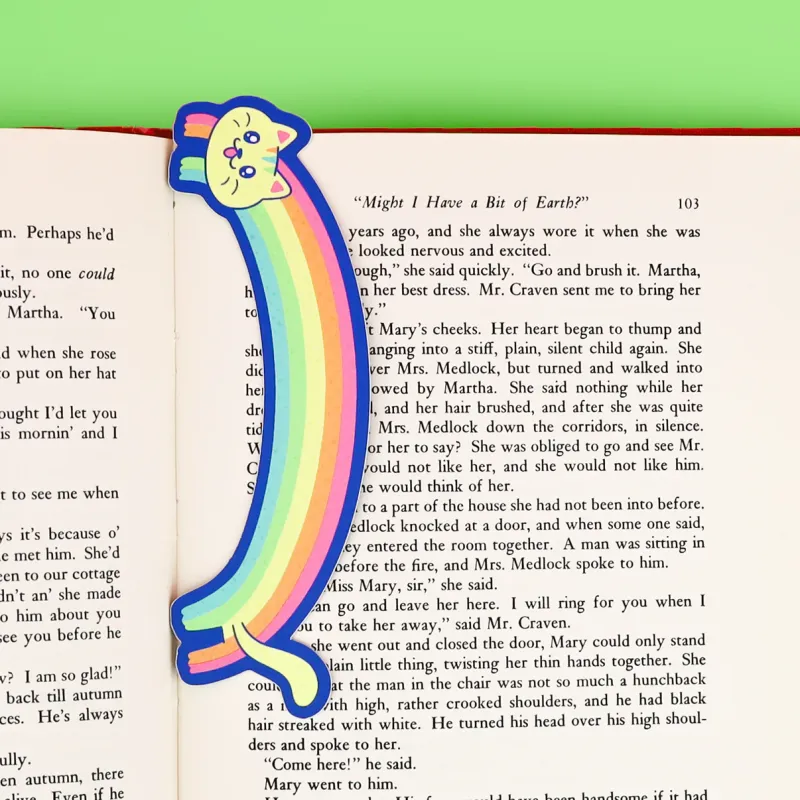 Rainbow Cat Bookmark