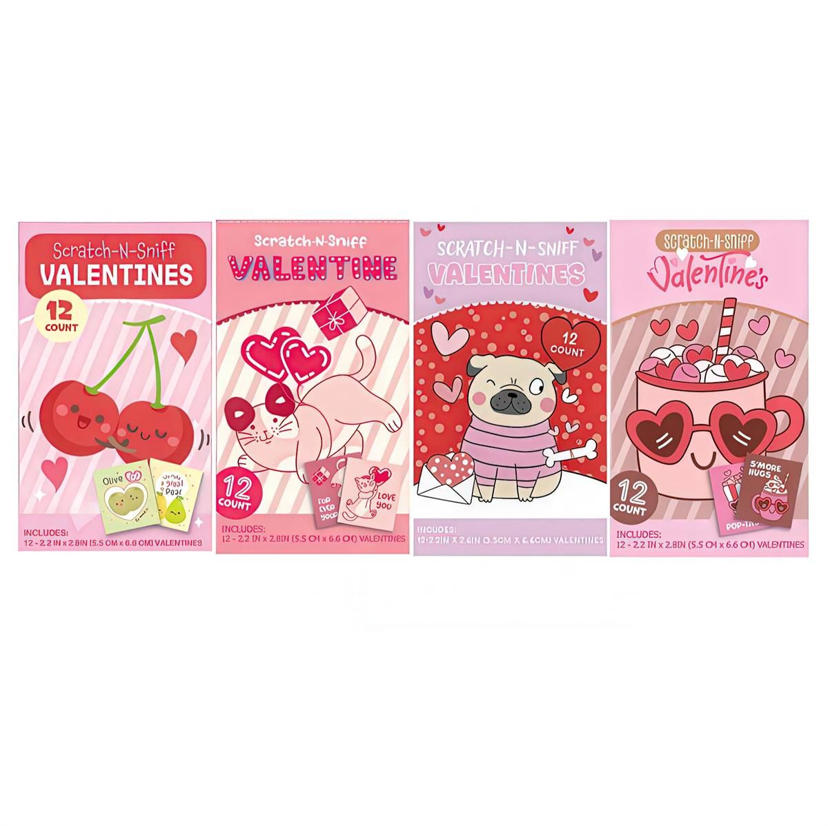 Valentines 12pc Fun Boxed Cards