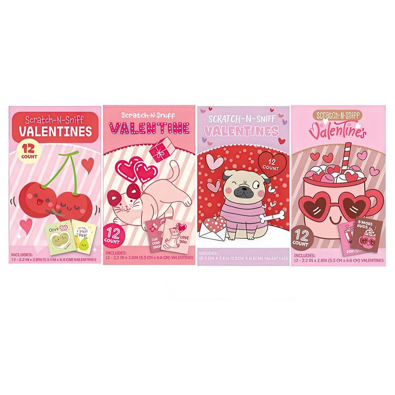 Valentines 12pc Fun Boxed Cards