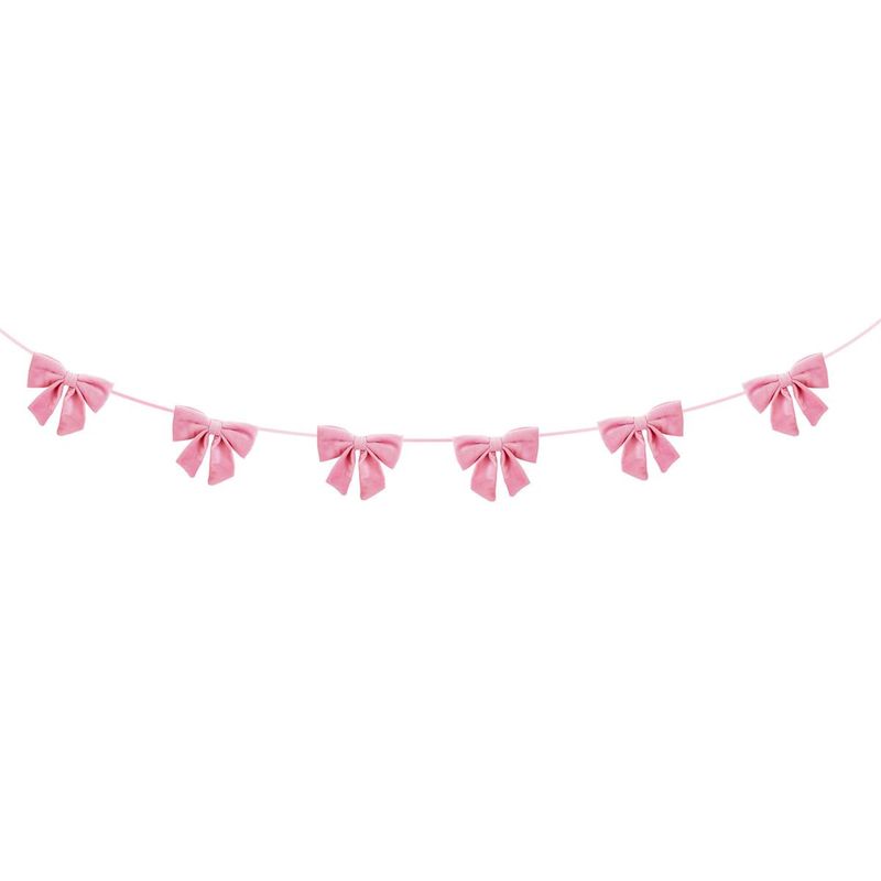 5ft Fabric Bow Garland