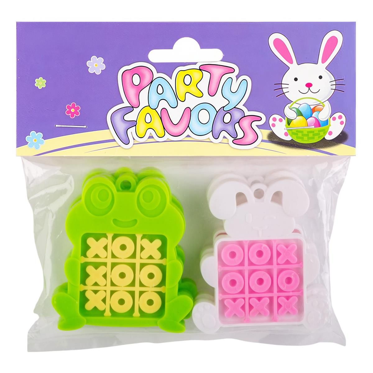 Easter 6pk Animal Tic-Tac-Toe Game