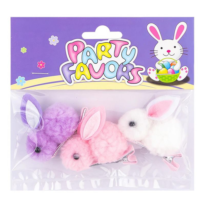 Easter 3pk Bunny Hair Clips