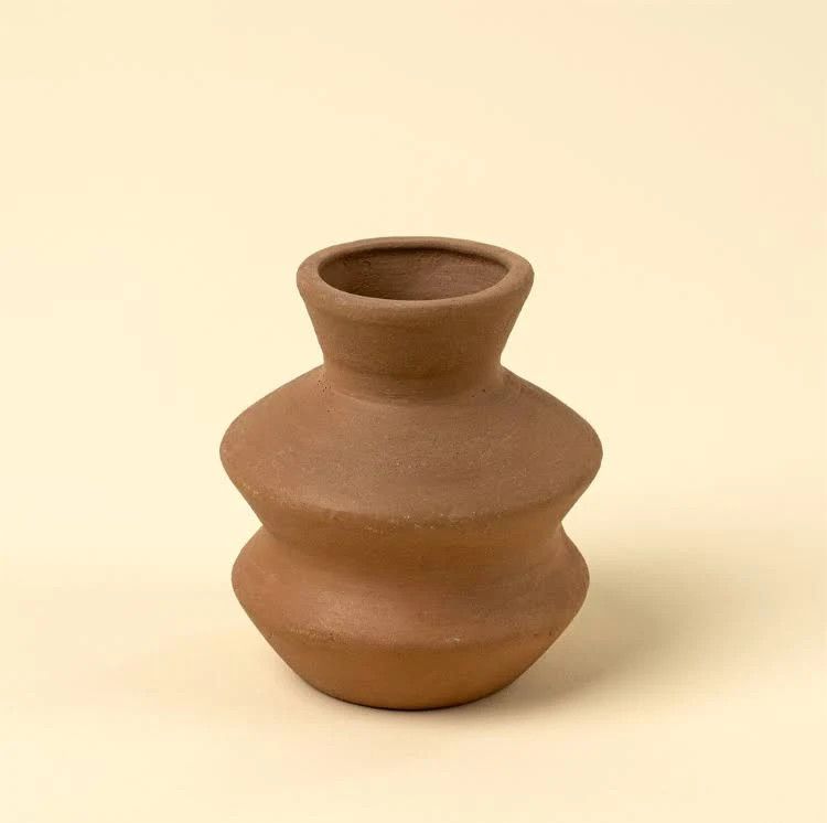 Wave Bud Vase Terracotta