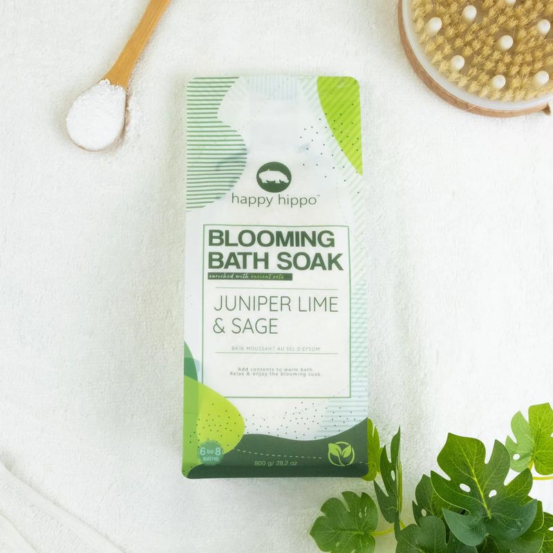 Blooming Bath Soak Juniper Lime &amp; Sage 800g