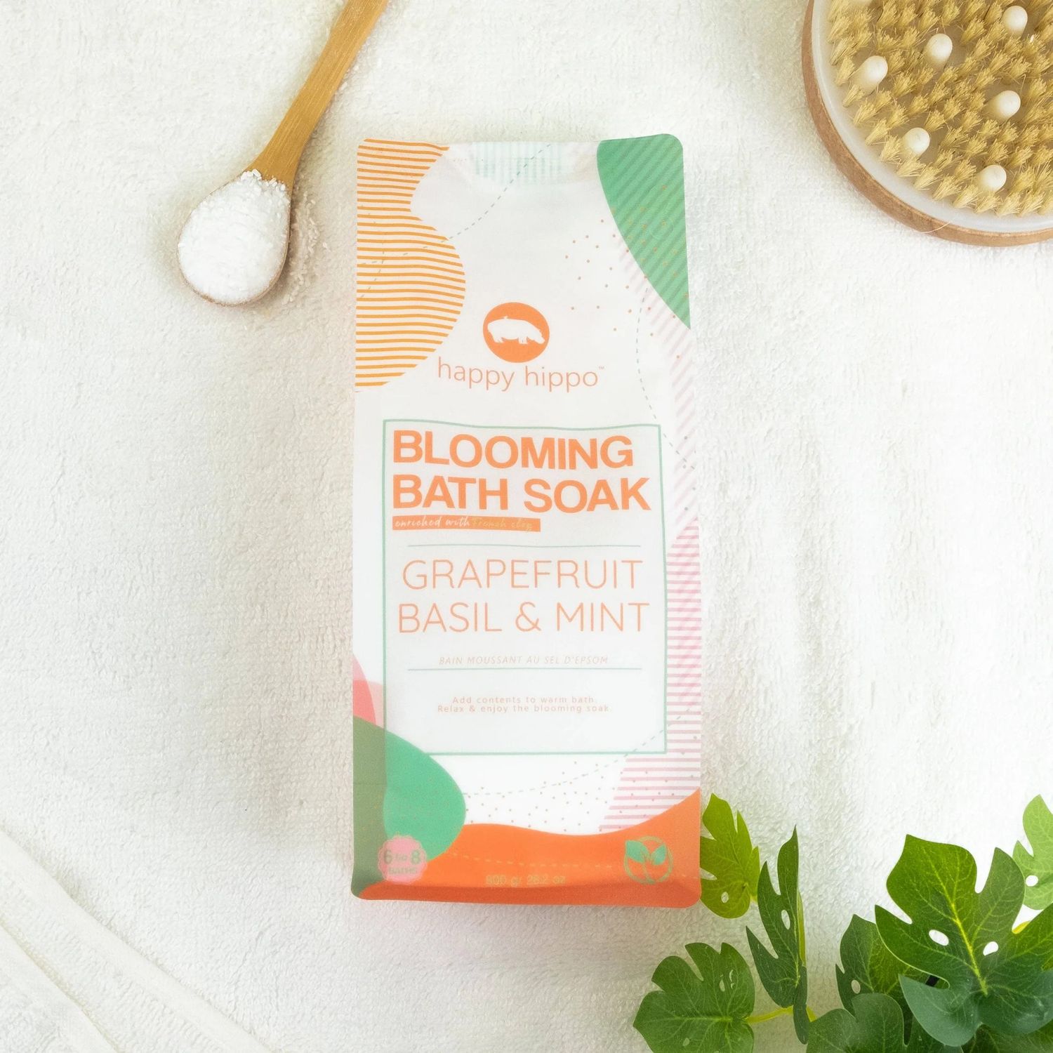 Blooming Bath Soak Grapefruit Basil &amp; Lime 800g