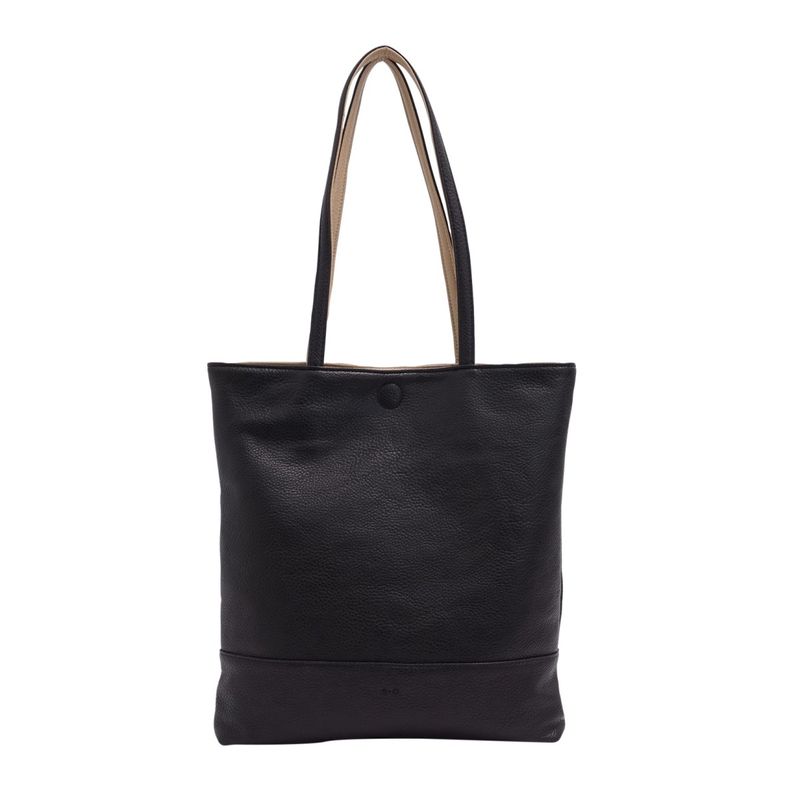 Amia 2-in-1 Reversible Tote Black/Tan