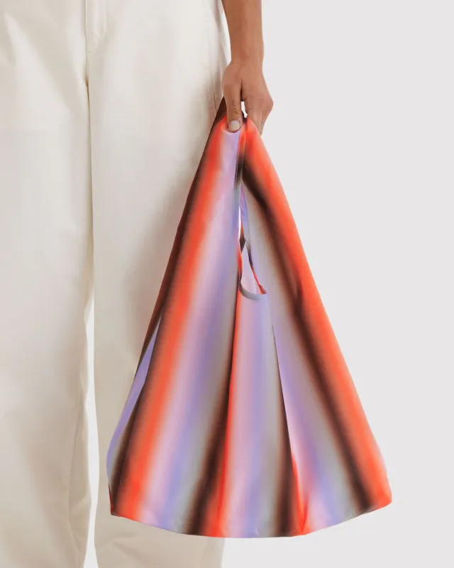 Standard Baggu Gradient Stripe Poppy &amp; Lilac