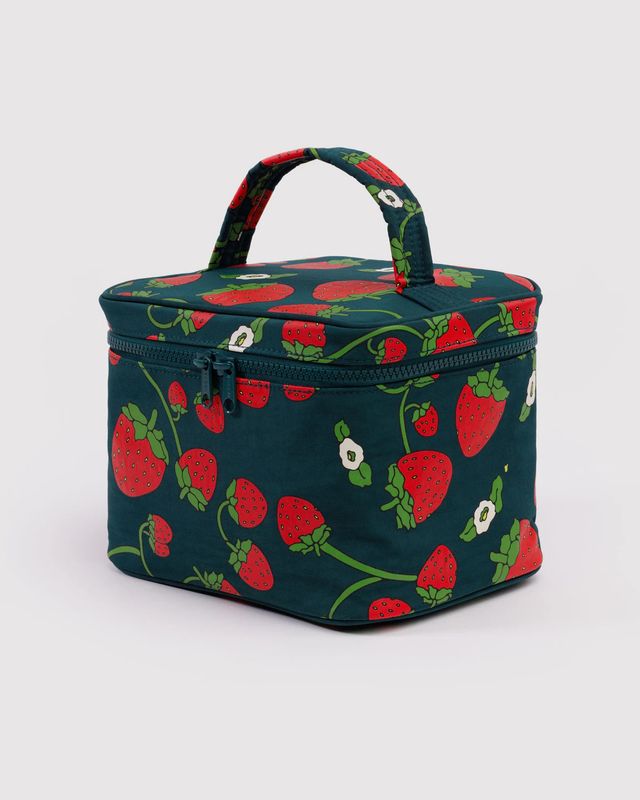 Large Cosmetic Case Strawberry Blossom