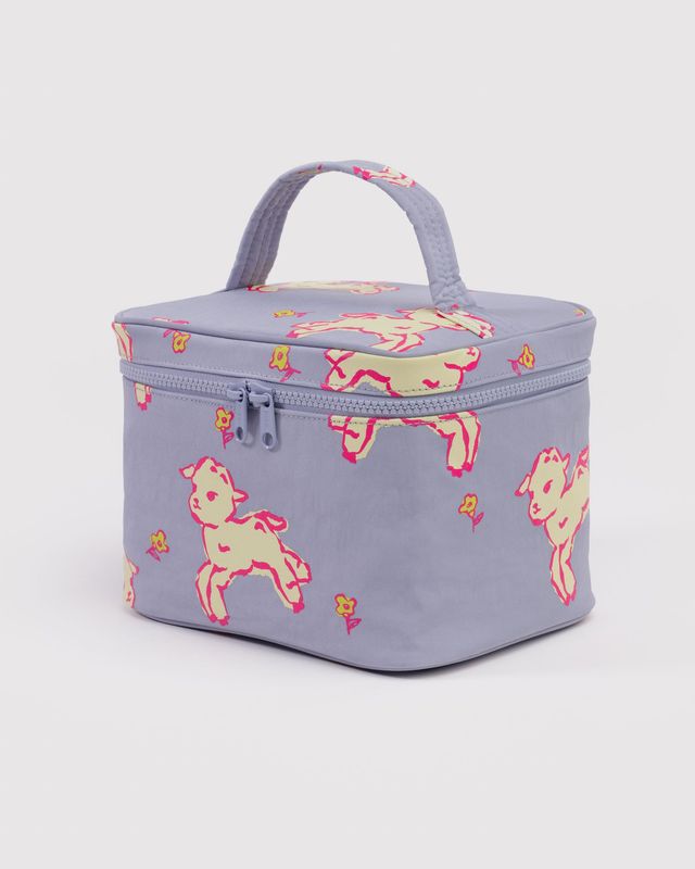 Large Cosmetic Case Lambs