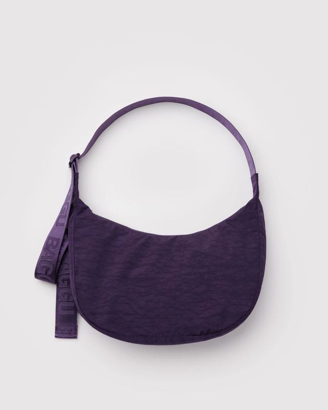 Medium Nylon Crescent Bag Fig