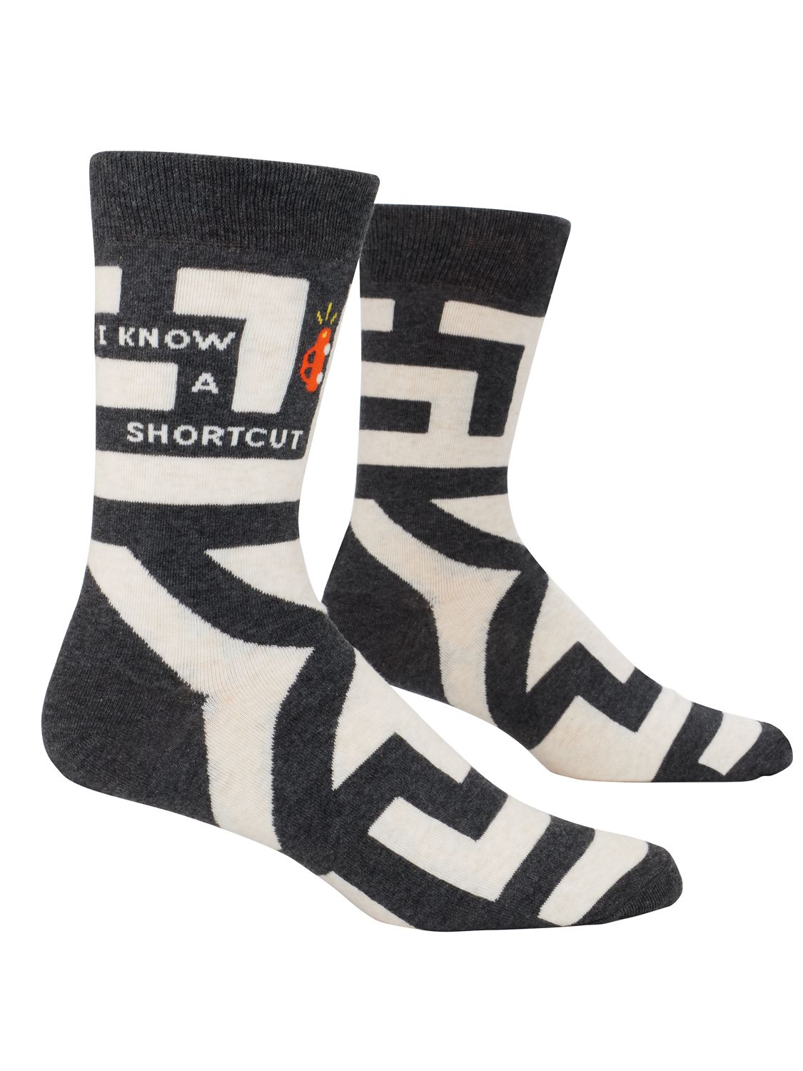 Men's Crew Socks I Know A Shortcut