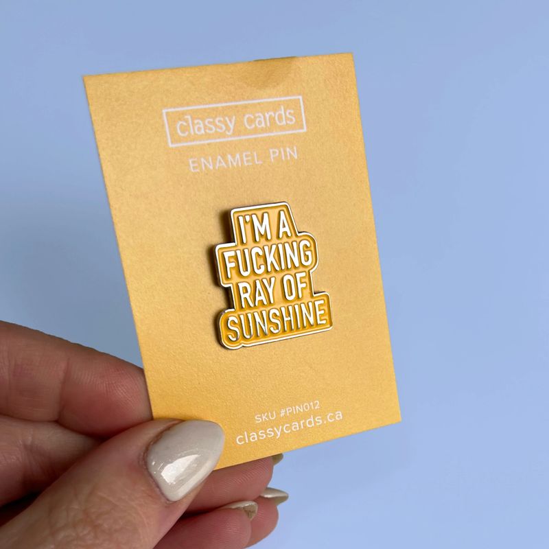 Ray Of Sunshine Enamel Pin