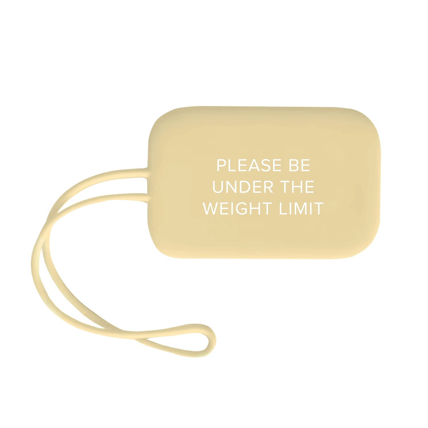 Under the Weight Limit Luggage Tag