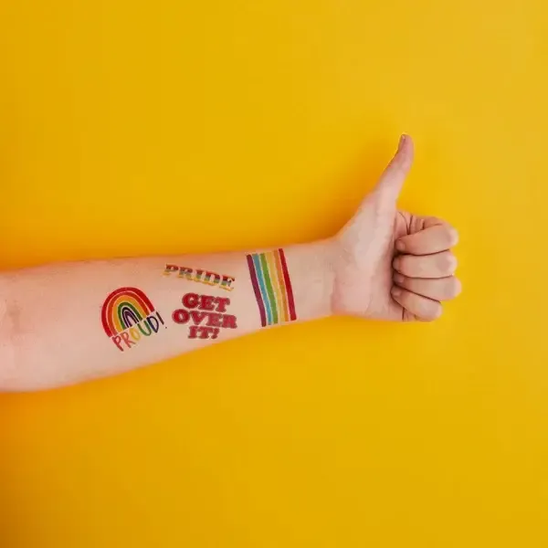 Pride Temporary Tattoo 2 pack
