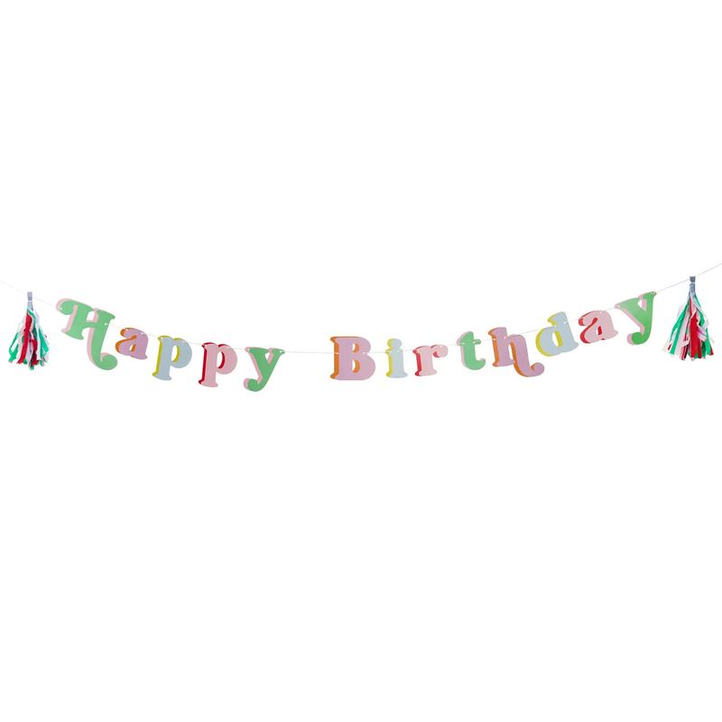 Bright Banquet "Happy Birthday" Card Banner 2m