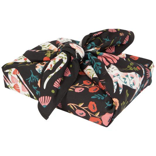 Reusable Fabric Gift Wrap Catbloom
