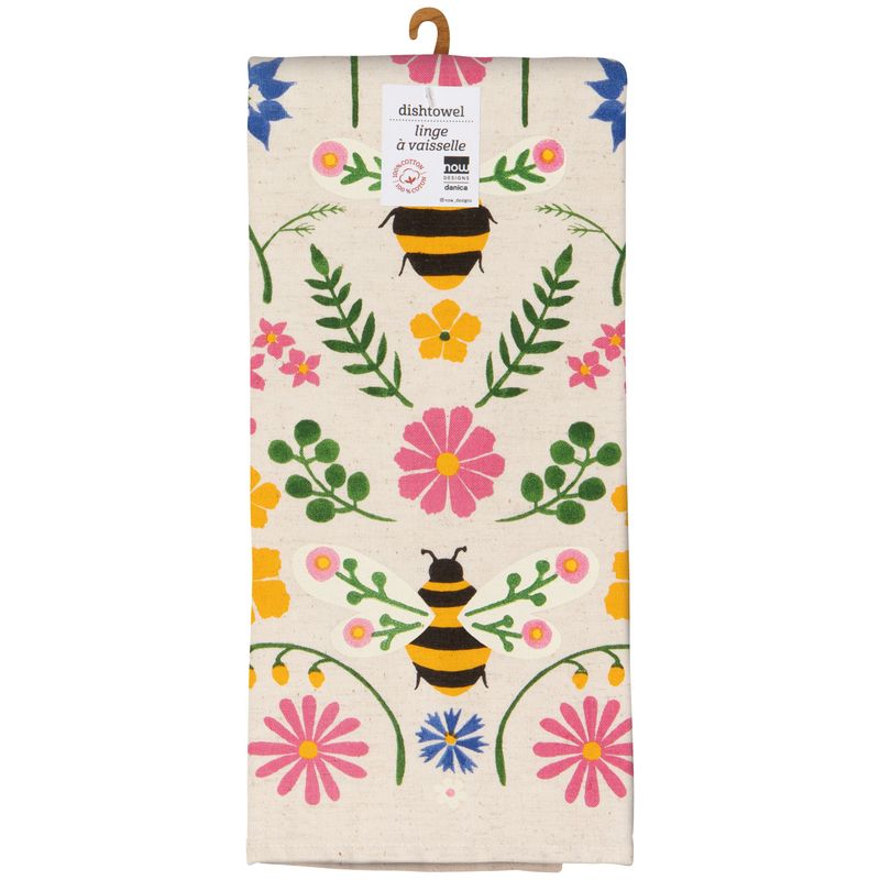 Dishtowel Bee Garden