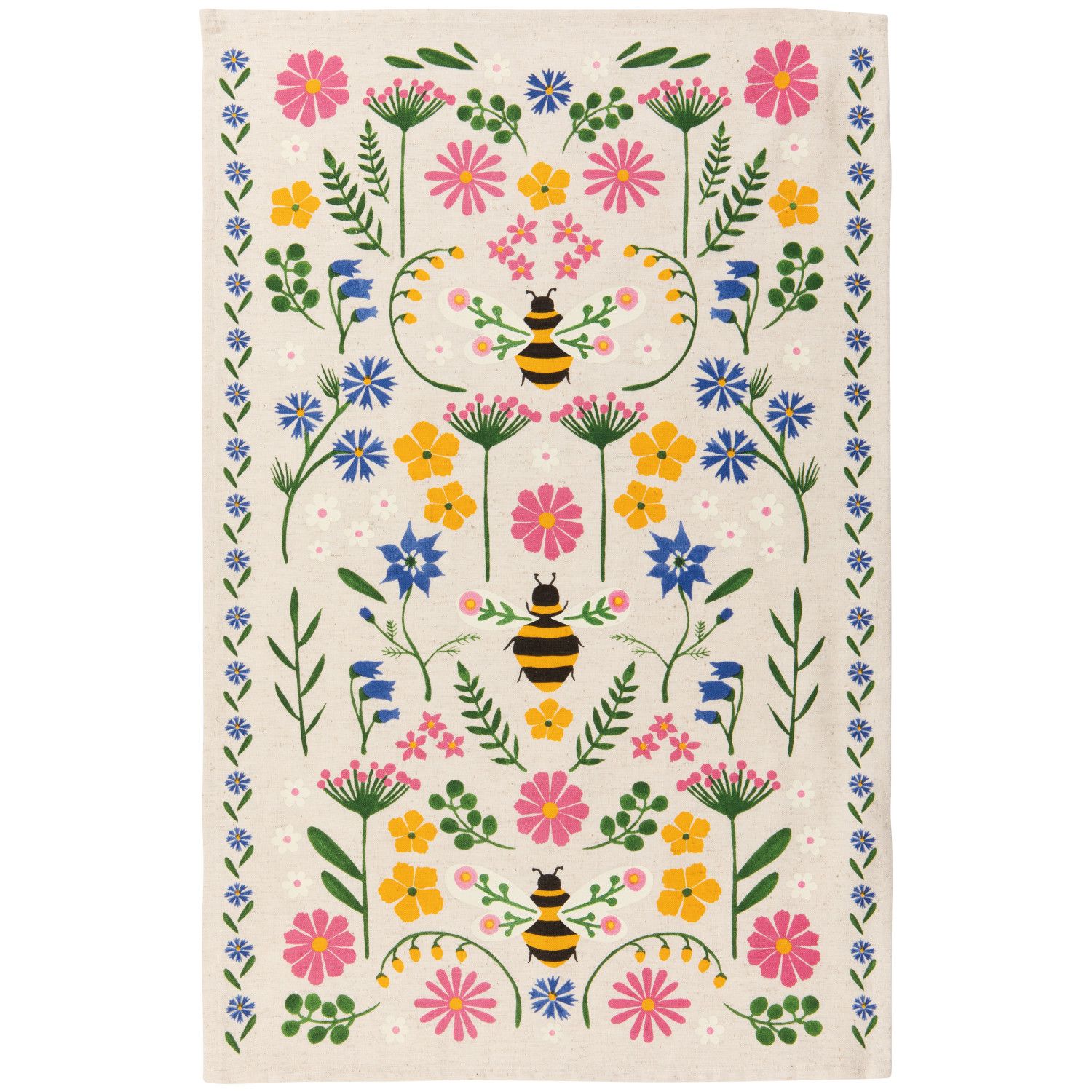 Dishtowel Bee Garden