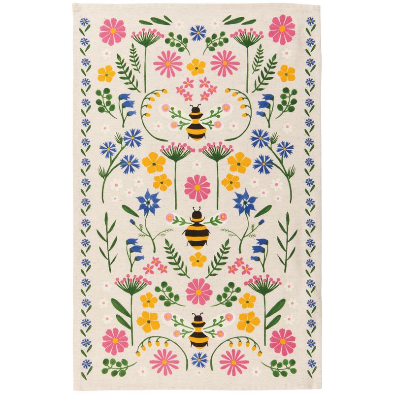 Dishtowel Bee Garden