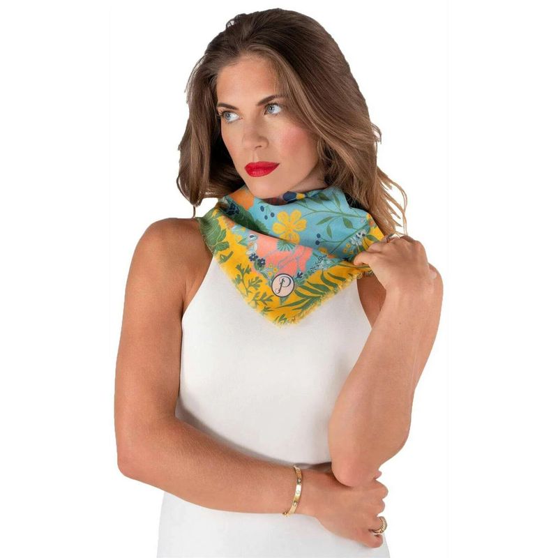 Cotton Bandana Blue Blooms