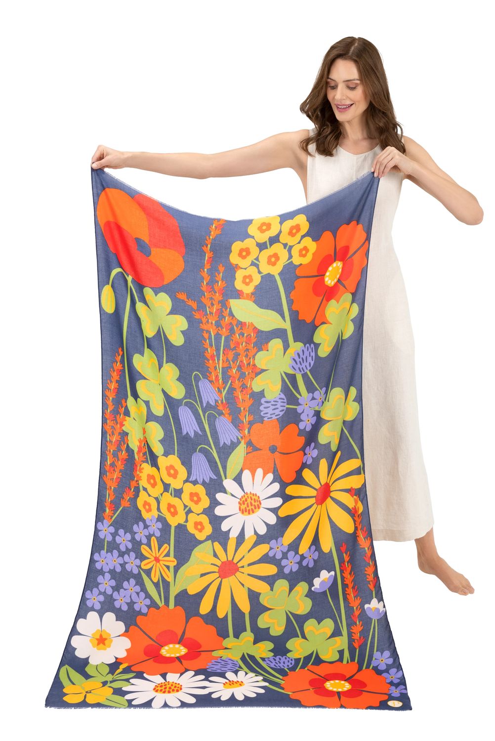 Printed Scarf Nordic Meadow