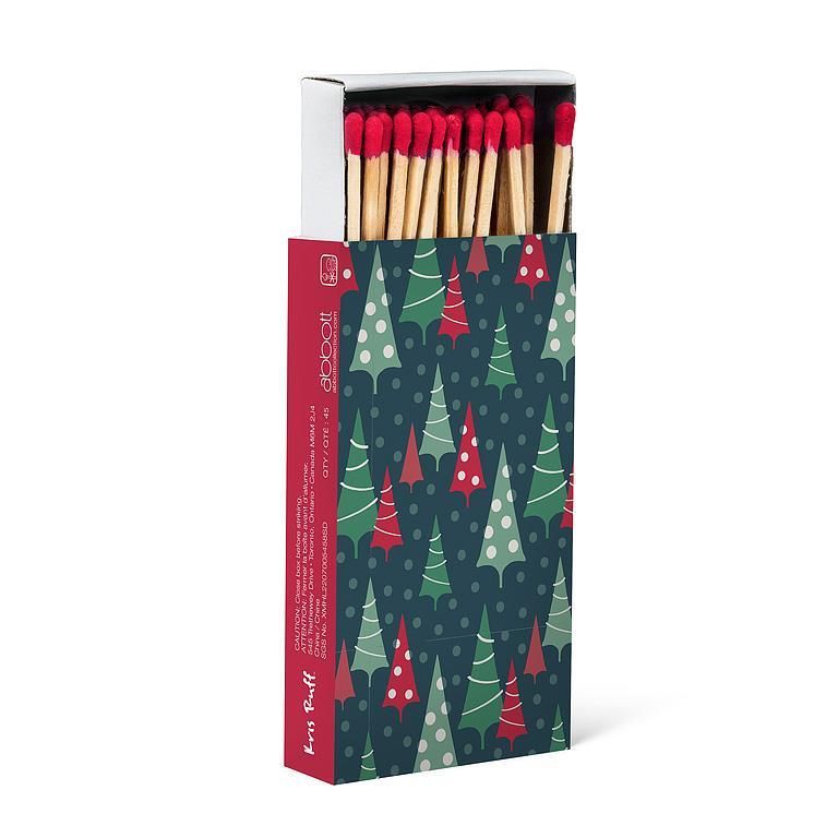 Matches Set of 45 Sticks Modern Trees
