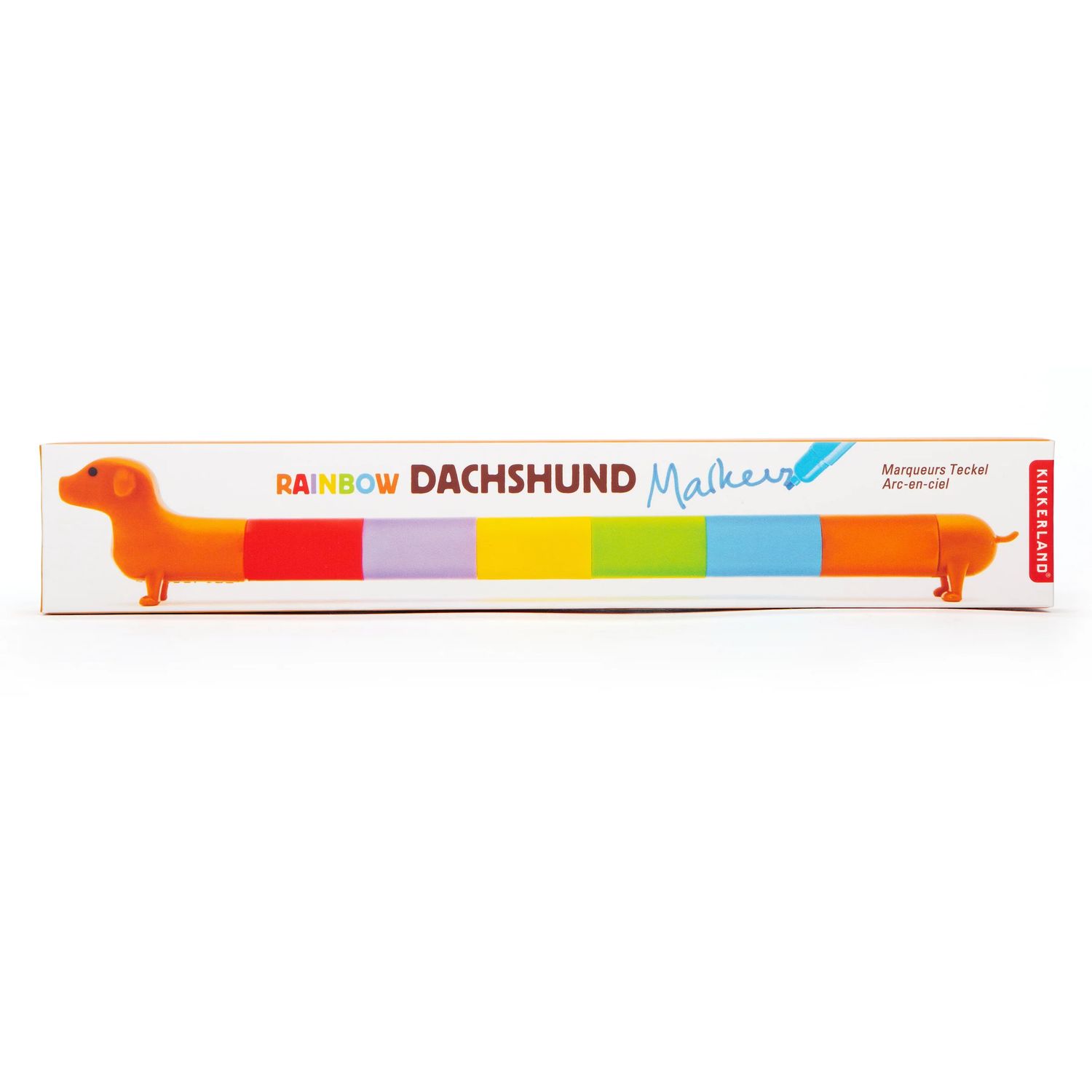 Rainbow Dachshund Marker Set