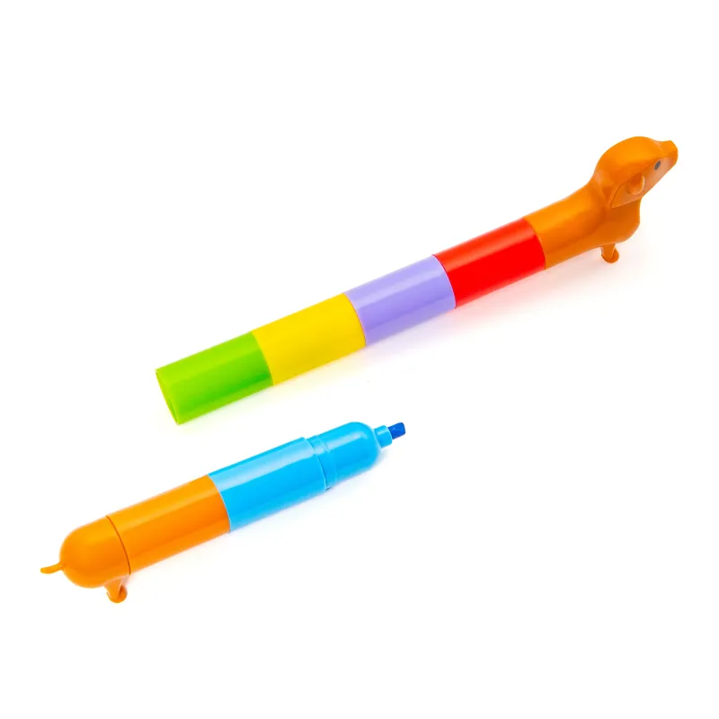 Rainbow Dachshund Marker Set