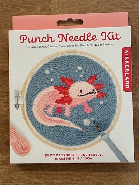 Punch Needle Kit Axolotl