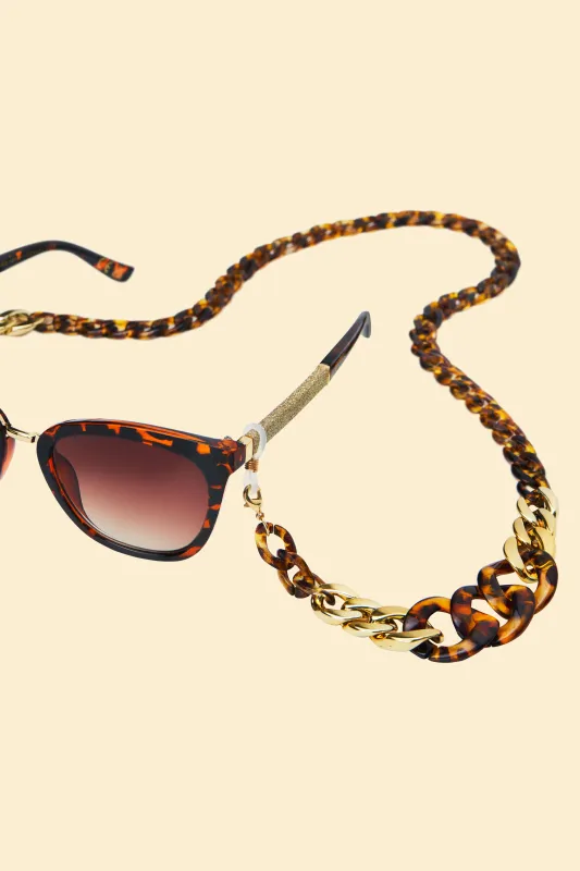 Sunglasses Chain Tortoiseshell Bridle